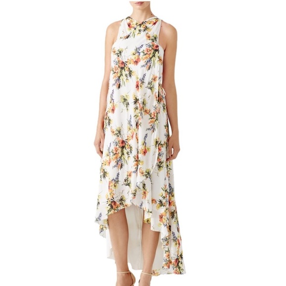 Haute Hippie Dresses & Skirts - Haute Hippie Floral Jane High Low dress size small